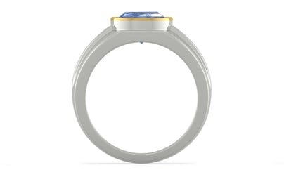 Goldcap Ceylon Blue Sapphire Ring Fine Quality (R1)