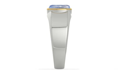 Goldcap Ceylon Blue Sapphire Ring Fine Quality (R10)