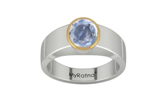 Goldcap Ceylon Blue Sapphire Ring Fine Quality (R10)