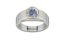 Goldcap Ceylon Blue Sapphire Ring Fine Quality (R10)