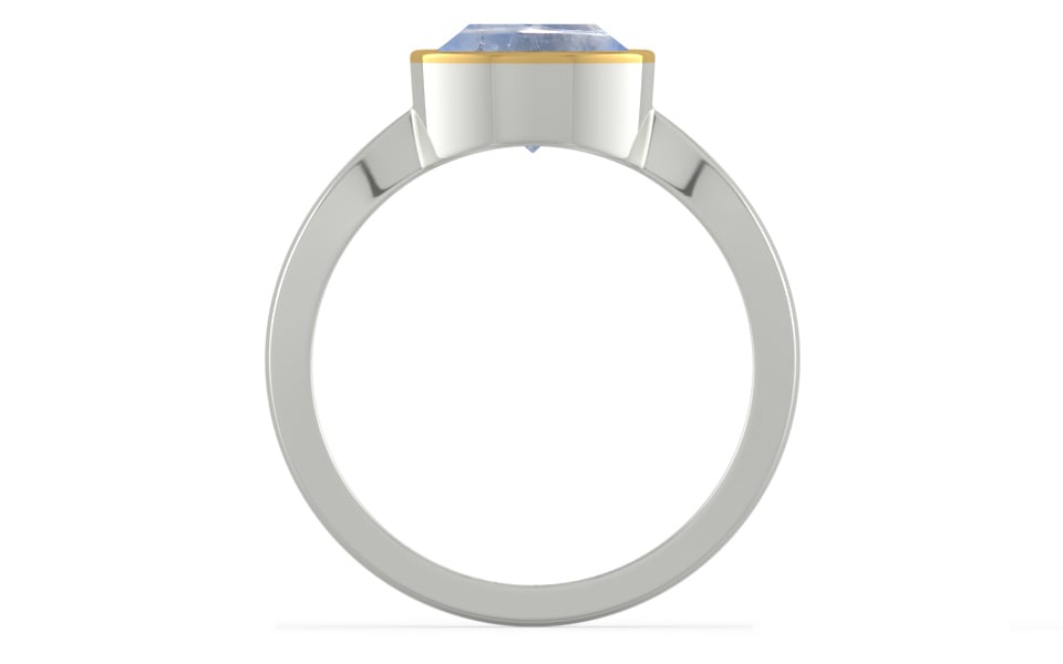 Goldcap Ceylon Blue Sapphire Ring Fine Quality (R9)