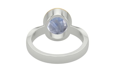 Goldcap Ceylon Blue Sapphire Ring Fine Quality (R9)