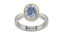 Goldcap Ceylon Blue Sapphire Ring Fine Quality (R9)