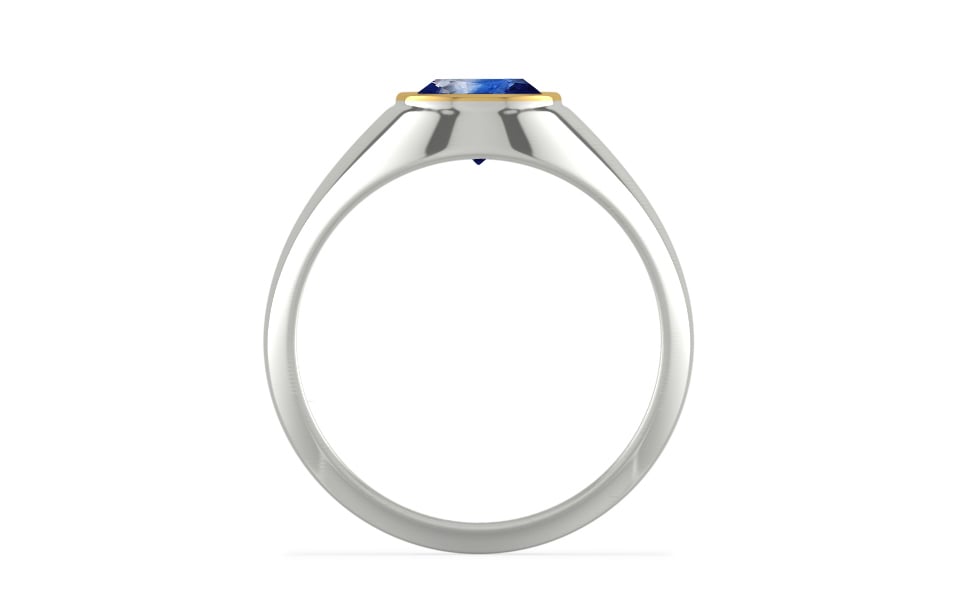 Goldcap Ceylon Blue Sapphire Ring Limited Quality (R12)