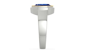 Goldcap Ceylon Blue Sapphire Ring Limited Quality (R3)