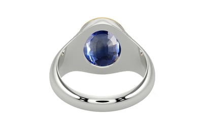 Goldcap Ceylon Blue Sapphire Ring Limited Quality (R7)