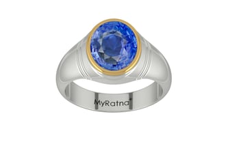 Goldcap Ceylon Blue Sapphire Ring Limited Quality (R7)