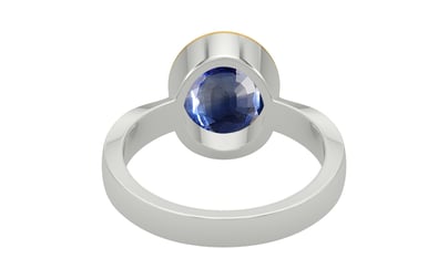 Goldcap Ceylon Blue Sapphire Ring Limited Quality (R9)
