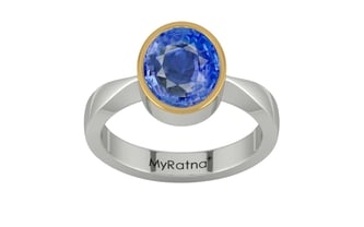 Goldcap Ceylon Blue Sapphire Ring Limited Quality (R9)