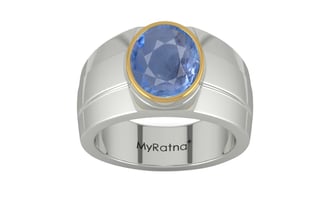 Goldcap Ceylon Blue Sapphire Ring Prime Quality (R1)