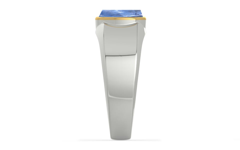 Goldcap Ceylon Blue Sapphire Ring Prime Quality (R10)