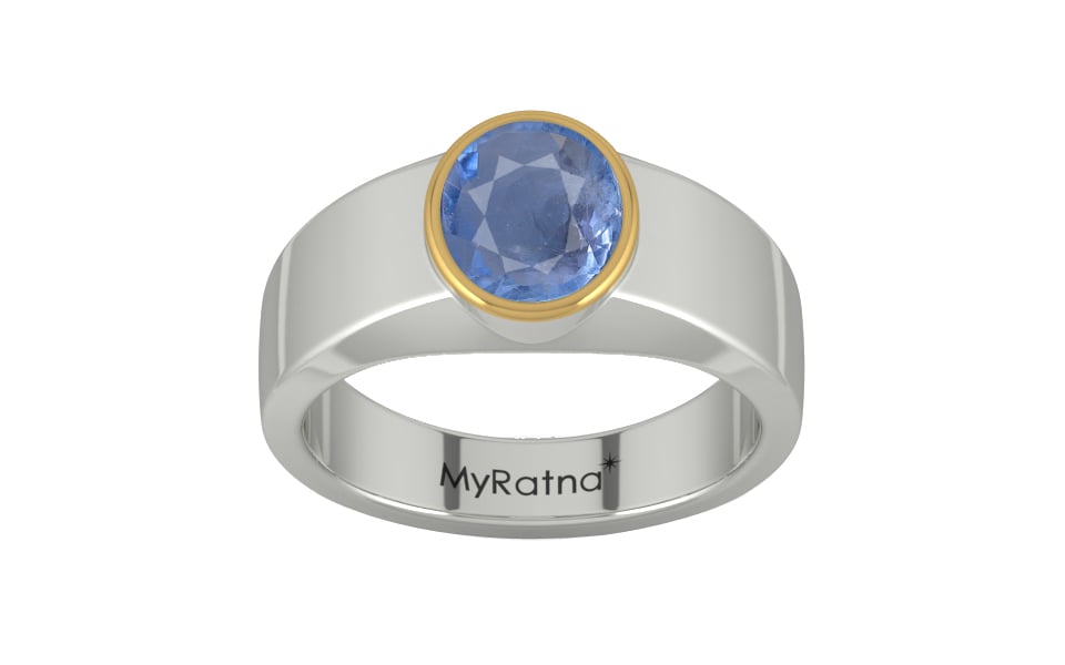 Goldcap Ceylon Blue Sapphire Ring Prime Quality (R10)