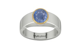 Goldcap Ceylon Blue Sapphire Ring Prime Quality (R10)