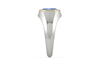 Goldcap Ceylon Blue Sapphire Ring Prime Quality (R12)