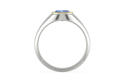 Goldcap Ceylon Blue Sapphire Ring Prime Quality (R12)