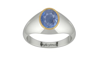 Goldcap Ceylon Blue Sapphire Ring Prime Quality (R12)