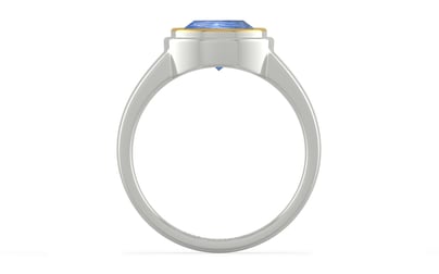 Goldcap Ceylon Blue Sapphire Ring Prime Quality (R3)