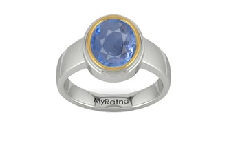 Goldcap Ceylon Blue Sapphire Ring Prime Quality (R3)