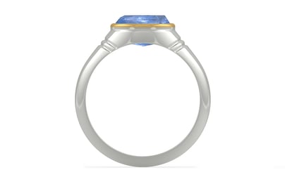 Goldcap Ceylon Blue Sapphire Ring Prime Quality (R7)