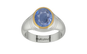 Goldcap Ceylon Blue Sapphire Ring Prime Quality (R7)