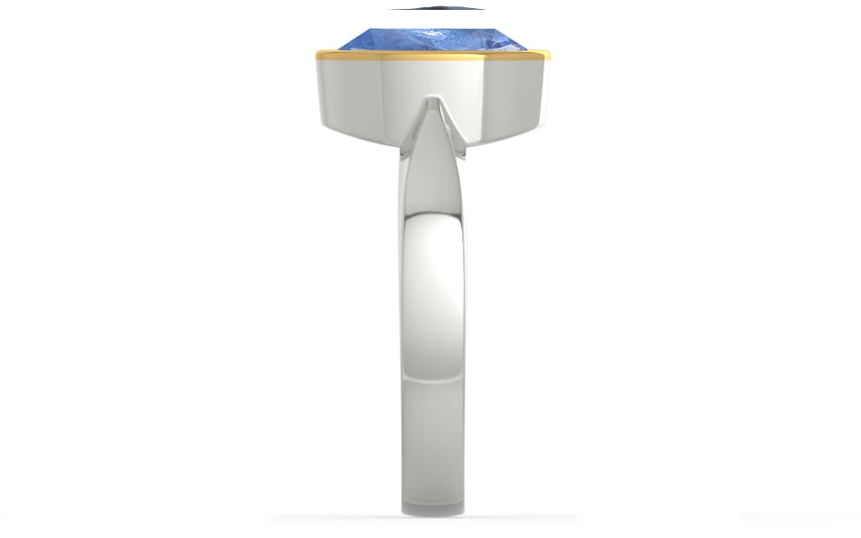 Goldcap Ceylon Blue Sapphire Ring Prime Quality (R9)