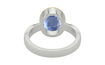 Goldcap Ceylon Blue Sapphire Ring Prime Quality (R9)
