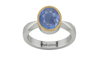 Goldcap Ceylon Blue Sapphire Ring Prime Quality (R9)