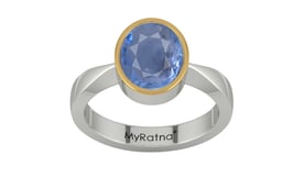 Goldcap Ceylon Blue Sapphire Ring Prime Quality (R9)