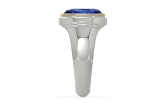 Goldcap Ceylon Blue Sapphire Ring Rare Quality (R7)