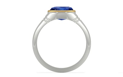 Goldcap Ceylon Blue Sapphire Ring Rare Quality (R7)