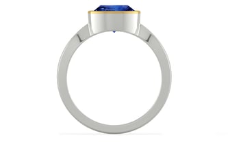Goldcap Ceylon Blue Sapphire Ring Rare Quality (R9)