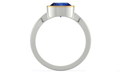 Goldcap Ceylon Blue Sapphire Ring Rare Quality (R9)