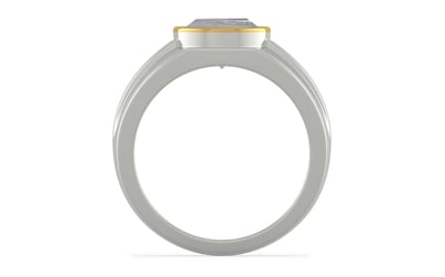 Goldcap Ceylon White Sapphire Ring Fine Quality (R1)