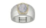 Goldcap Ceylon White Sapphire Ring Fine Quality (R1)