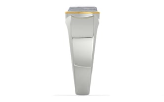 GoldCap Ceylon White Sapphire Ring Fine Quality (R10)