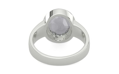 Goldcap Ceylon White Sapphire Ring Fine Quality (R3)