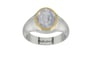 GoldCap Ceylon White Sapphire Ring Fine Quality (R7)
