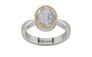 GoldCap Ceylon White Sapphire Ring Fine Quality (R9)