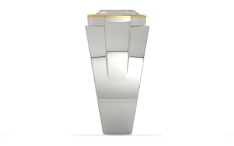 Goldcap Ceylon White Sapphire Ring Limited Quality (R1)