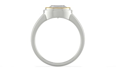 Goldcap Ceylon White Sapphire Ring Limited Quality (R3)