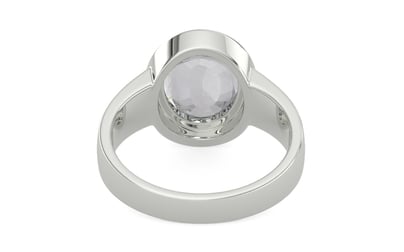 Goldcap Ceylon White Sapphire Ring Limited Quality (R3)
