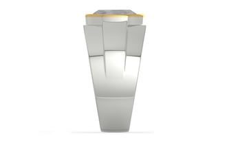 Goldcap Ceylon White Sapphire Ring Prime Quality (R1)