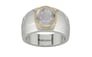 Goldcap Ceylon White Sapphire Ring Prime Quality (R1)