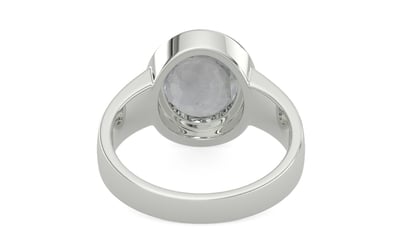 Goldcap Ceylon White Sapphire Ring Prime Quality (R3)