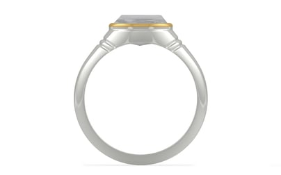 GoldCap Ceylon White Sapphire Ring Prime Quality (R7)