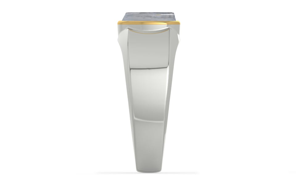 GoldCap Ceylon White Sapphire Ring Rare Quality (R10)