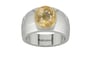 Goldcap Ceylon Yellow Sapphire Ring Fine Quality (R1)