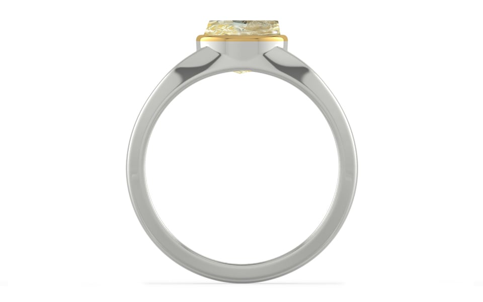 GoldCap Ceylon Yellow Sapphire Ring Fine Quality (R10)