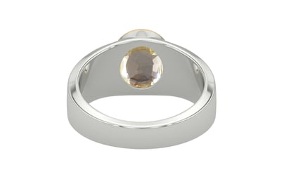 GoldCap Ceylon Yellow Sapphire Ring Fine Quality (R10)
