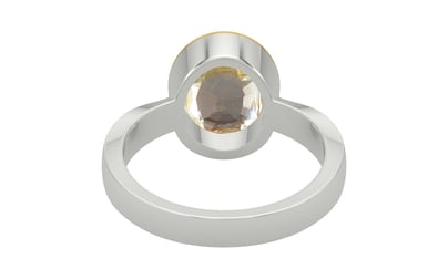 GoldCap Ceylon Yellow Sapphire Ring Fine Quality (R9)